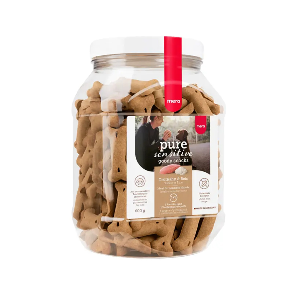 Mera pure sensitive goody snacks turkey and rice