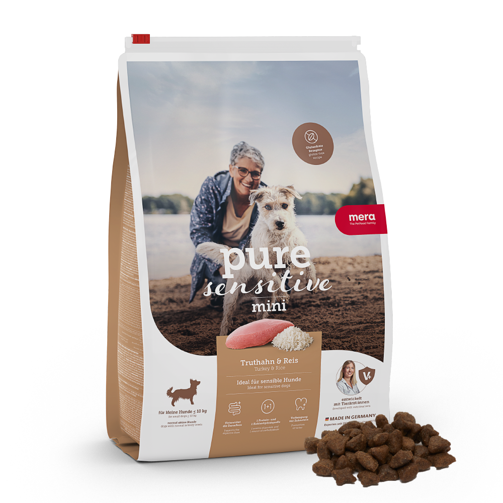 Mera dog pure sensitive mini turkey and rice