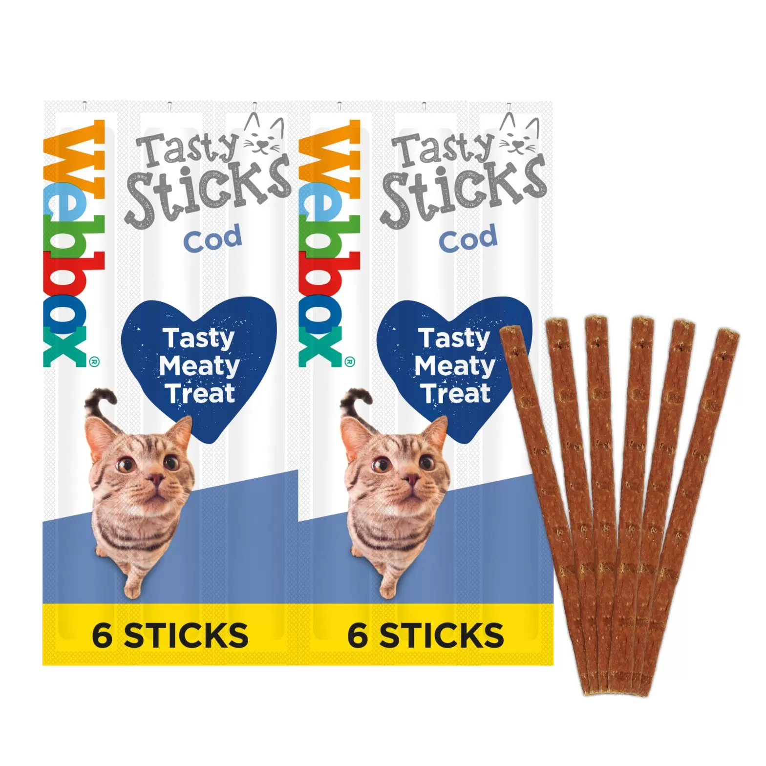 Webbox tasty sticks cod