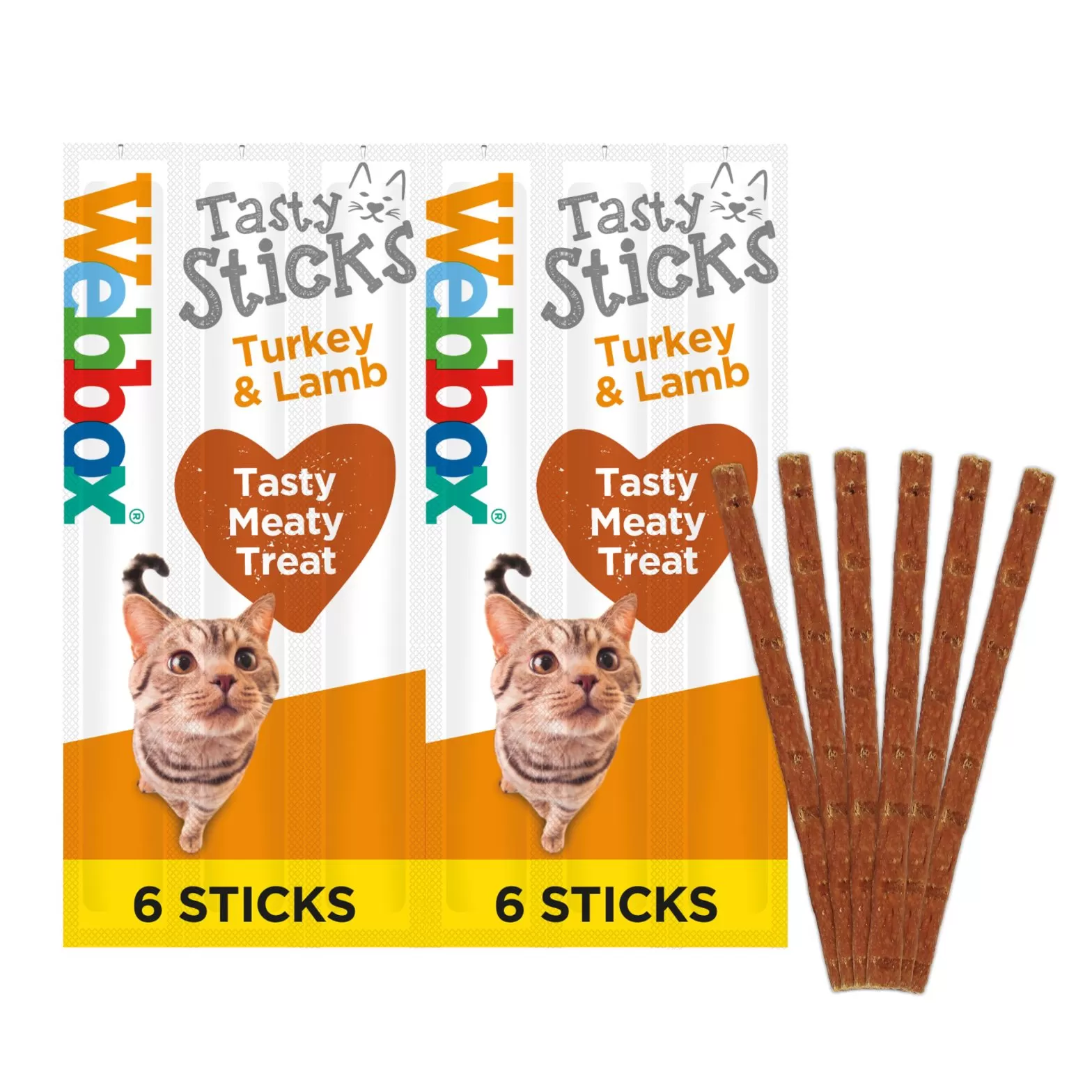 Webbox tasty sticks turkey and lamb